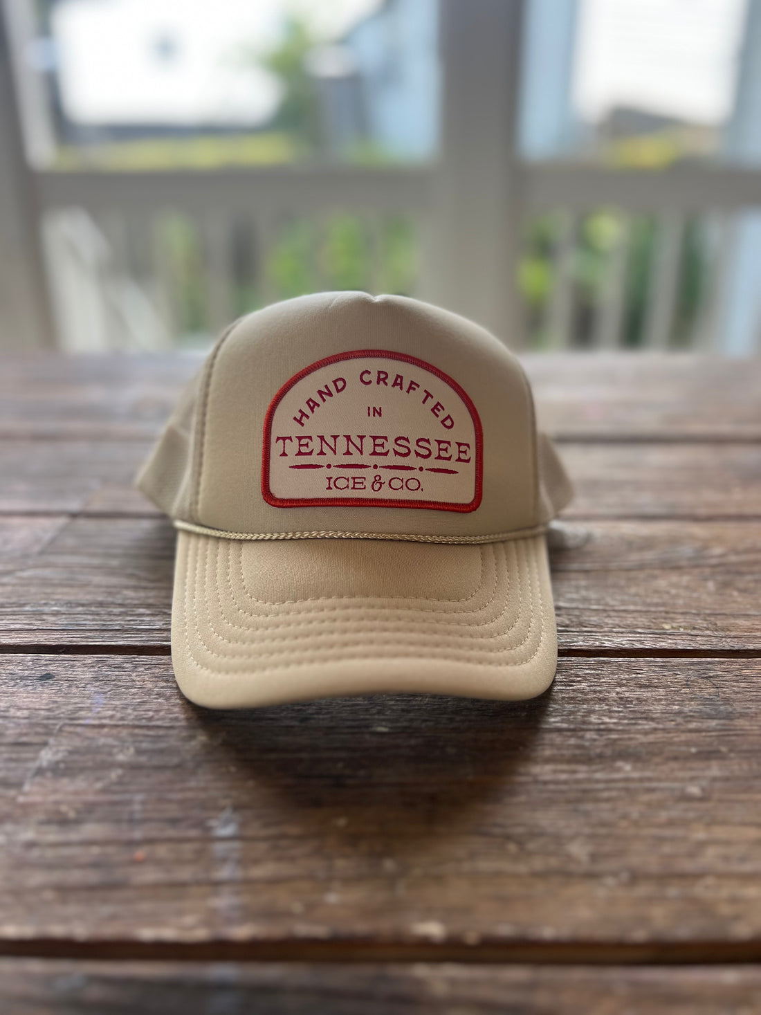 Khaki Trucker Hat - "Hand Crafted in Tennessee"