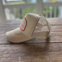 Khaki Trucker Hat - "Hand Crafted in Tennessee"