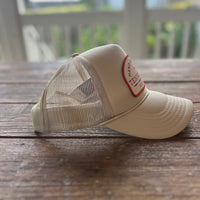 Khaki Trucker Hat - "Hand Crafted in Tennessee"