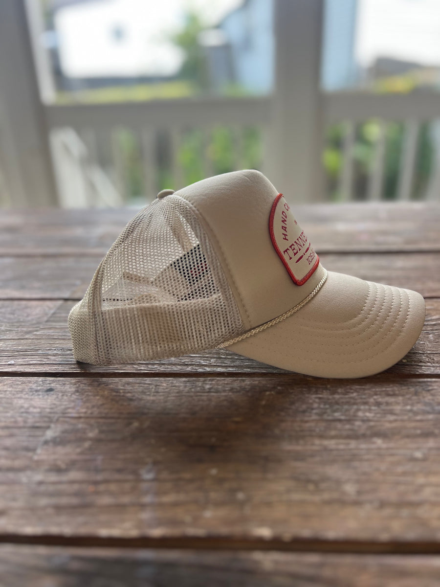 Khaki Trucker Hat - "Hand Crafted in Tennessee"